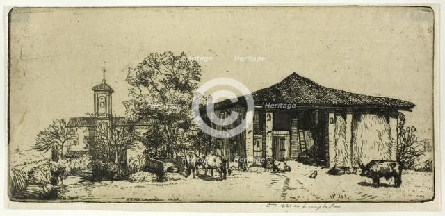 A Tuscan Farm, 1904. Creator: Donald Shaw MacLaughlan.