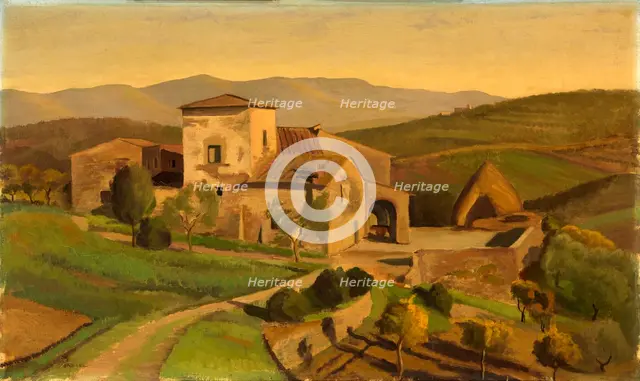 A Tuscan Farm, ca. 1926-1931. Creator: Edward Bruce.