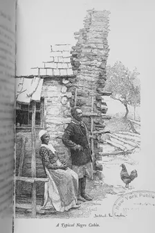A typical Negro cabin, 1897. Creators: Maude Cowles, Genevieve Cowles