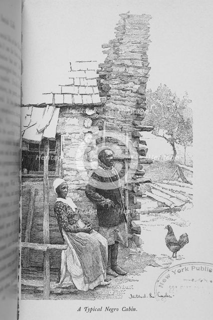 A typical Negro cabin, 1897. Creators: Maude Cowles, Genevieve Cowles.