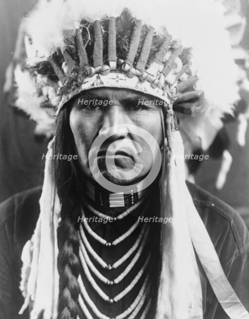 A typical Nez Percé, c1910. Creator: Edward Sheriff Curtis.