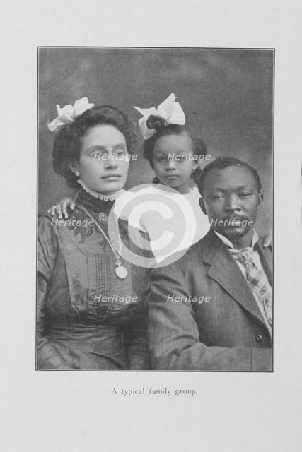 A typical family group, 1916. Creator: Unknown.