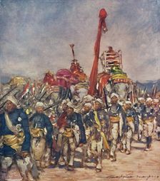 A Typical Group in the Retainers Procession 1903. Artist: Mortimer L Menpes