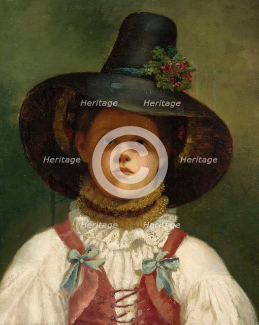 A Tyrolean Girl, 1860. Creator: Zélée Agricola.