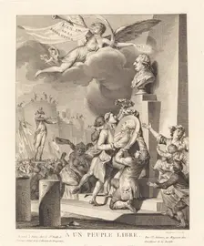 A un peuple libre, 1790. Creator: Jean Dambrun