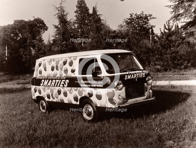 A van advertising Smarties, Italy, 1967. Artist: Unknown