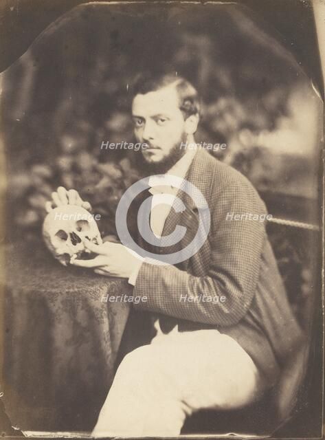 A Vanitas, c. 1856. Creator: Jean-Baptiste Frénet.