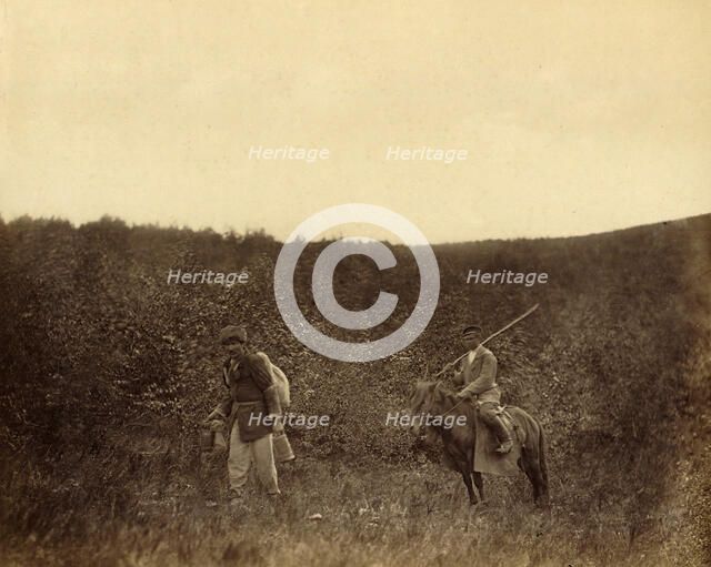 A Vagrant under Rural Guard, 1891. Creator: Aleksei Kuznetsov.