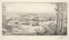 A Valley in Burgundy (Une Vallée en Bourgogne). Creator: Alphonse Legros (French, 1837-1911)