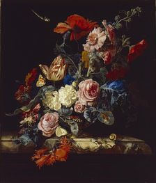 A Vase of Flowers, 1663. Artist: Willem van Aelst