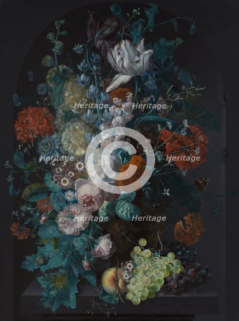 A Vase of Flowers, 1716. Creator: Margareta Haverman.