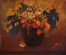 A Vase of Flowers 1896, (1932). Artist: Paul Gauguin