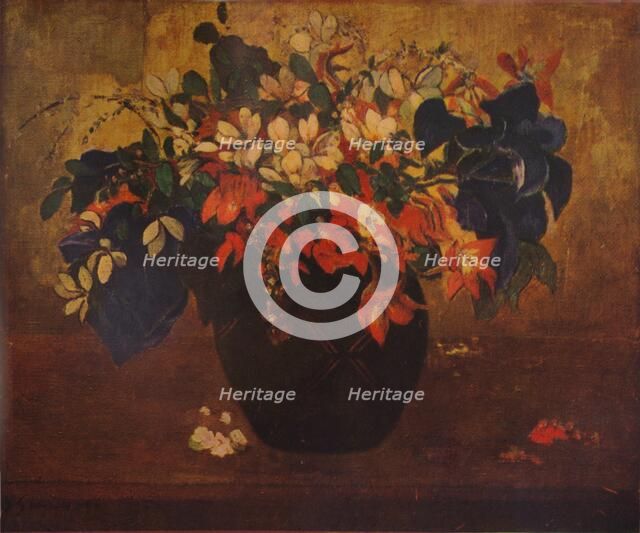 'A Vase of Flowers', 1896, (1932). Artist: Paul Gauguin.