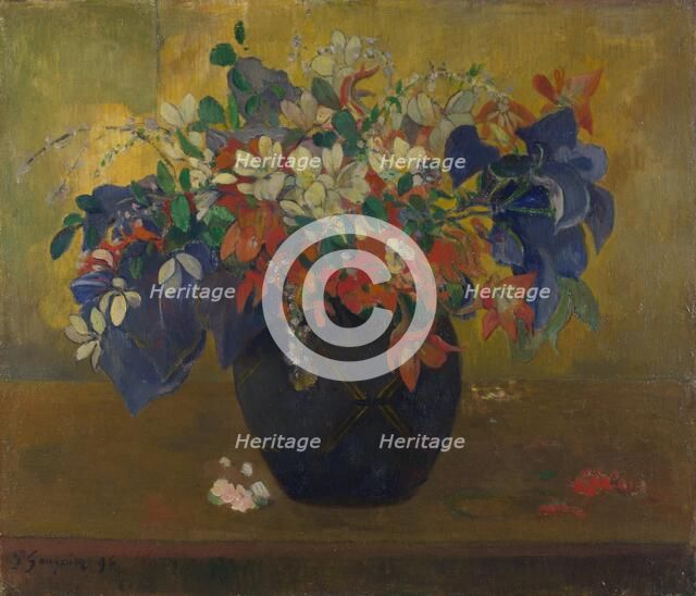 A Vase of Flowers, 1896. Artist: Gauguin, Paul Eugéne Henri (1848-1903)