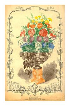 A Vase of Summer Flowers 1849. Creator: Unknown