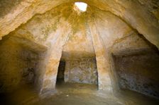 A vaulted chamber in Servilia's Tomb, Carmona, Spain, 2007. Creator: Samuel Magal