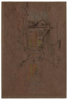 A Venetian Canal, 1879-1880. Creator: James Abbott McNeill Whistler