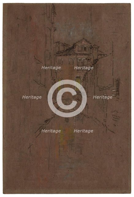 A Venetian Canal, 1879-1880. Creator: James Abbott McNeill Whistler.