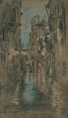 A Venetian Canal c1880. Artist: James Abbott McNeill Whistler