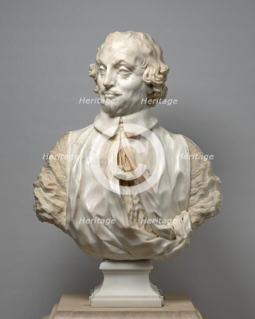 A Venetian Ecclesiastic, third quarter 17th century. Creator: Josse de Corte.