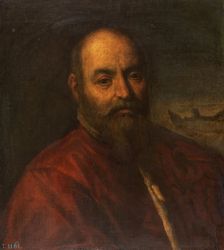 A Venetian Senator, 16th century. Creator: Jacopo Palma