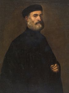 A Venetian Senator or Secretary, mid-late 16th century. Creator: Jacopo Tintoretto