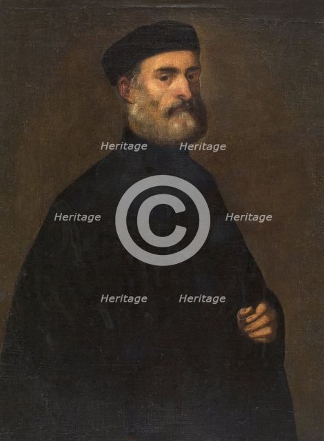 A Venetian Senator or Secretary, mid-late 16th century. Creator: Jacopo Tintoretto.
