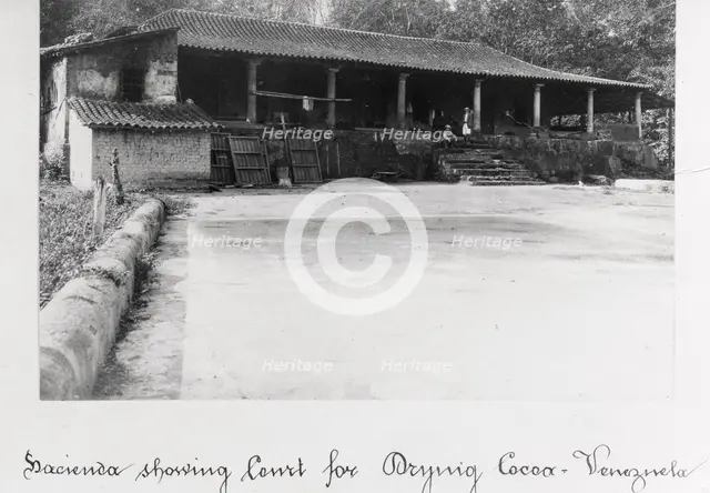 A Venezuelan hacienda, Venezuela, 1897. Artist: Unknown