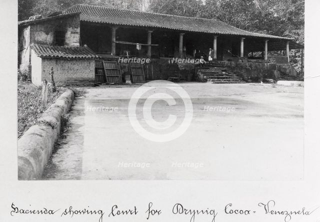 A Venezuelan hacienda, Venezuela, 1897. Artist: Unknown