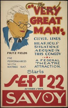 A Very Great Man, San Diego, 1938. Creator: Unknown