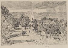 A Vermont Village, 1923. Creator: Frederick Childe Hassam