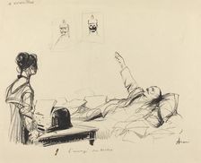 A Versailles. L'envoyé des boches, c. 1914/1919. Creator: Jean Louis Forain