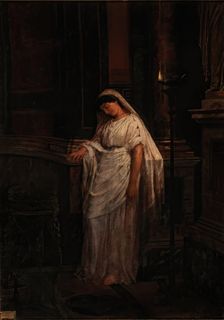 A Vestal Virgin, 1875. Creator: Alejo Vera Estaca