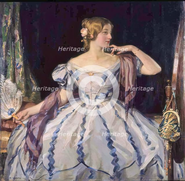 A Victorian Debutante, c1922. Creator: Robert Hope.