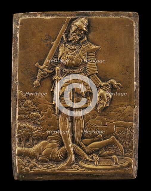 A Victorious Warrior, 1543 or before. Creator: Peter Flotner.