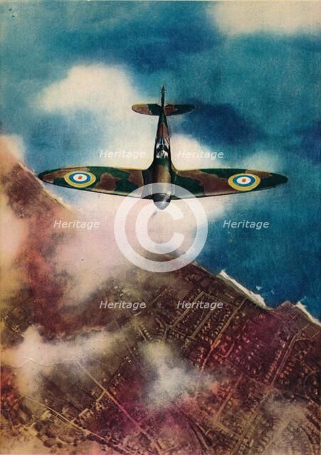 A Vickers' Supermarine Spitfire', 1940. Artist: Unknown