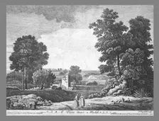 A View Near Mold c1752. Artist: John Boydell