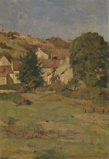 A view near Saint-Jean-de-Luz, mid-late 19th century. Creator: Edmond Charles Joseph Yon