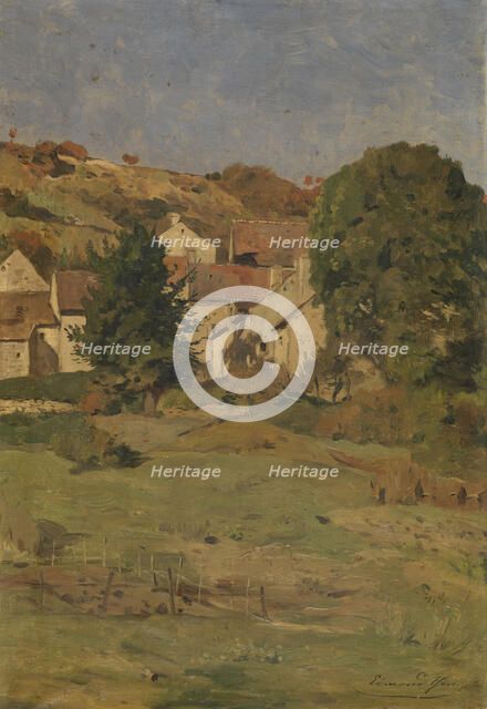 A view near Saint-Jean-de-Luz, mid-late 19th century. Creator: Edmond Charles Joseph Yon.