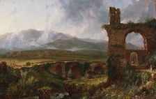 A View near Tivoli (Morning), 1832. Creator: Thomas Cole