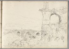 A View near Tivoli (Morning), 1832. Creator: Thomas Cole