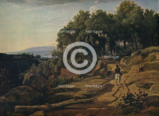 'A View Near Volterra', 1838. Artist: Jean-Baptiste-Camille Corot.