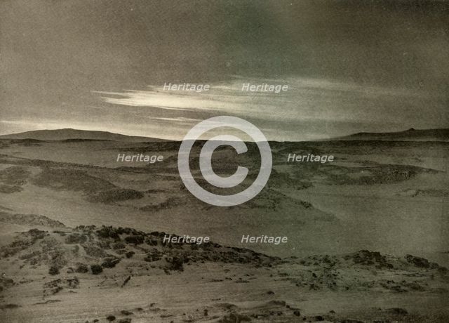 'A View North, Towards The Dying Sun, in March', c1908, (1909).  Artist: Unknown.