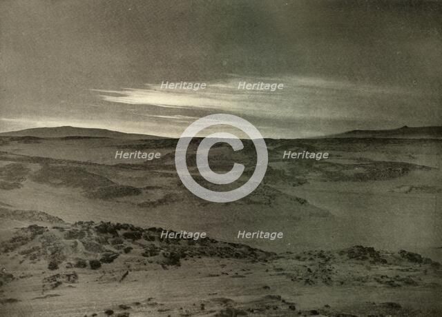 'A View North, Towards The Dying Sun, in March', c1908, (1909).  Artist: Unknown.