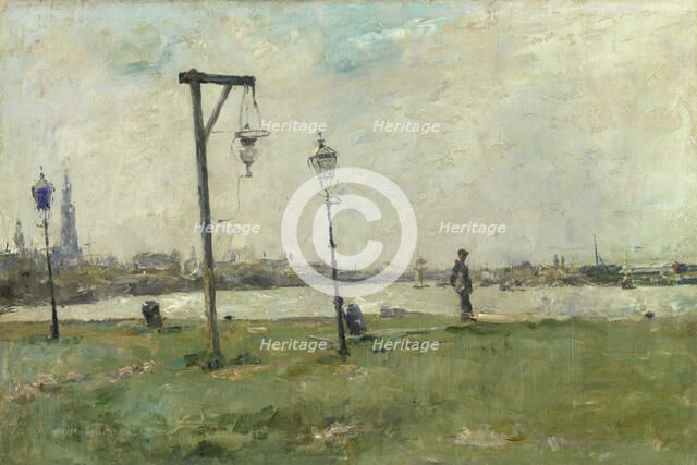 A View of Antwerp, c1880-1900. Creator: Pieter Verhaert.