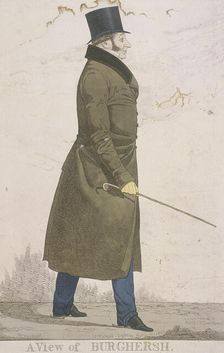 A View of Burghersh 1822. Artist: Richard Dighton