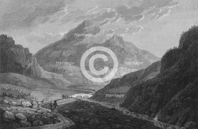 'A View of Ben Eim', 1813. Artist: Samuel Middiman.
