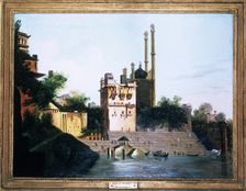 A view of Benares, 1781. Creator: William Hodges