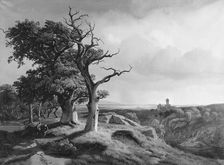 A view of Bohemia from Oberlausitz, 1837-1840. Creator: Johann Hermann Carmiencke