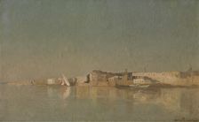 A View of Cairo, late 19th-early 20th century. Creator: Camille Wauters
